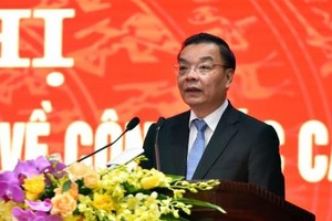 Chủ tịch UBND thành phố Hà Nội Chu Ngọc Anh.