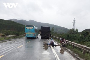 Hiện trường vụ tai nạn.