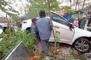 Hiện trường vụ việc. (Ảnh: TTXVN phát).