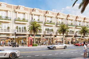 Mẫu nhà phố thương mại thiết kế sang trọng của Thăng Long Central City.