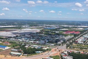 Một góc khu đô thị - công nghiệp Bàu Bàng, nơi Liên minh sàn giao dịch bất động sản 5F đã và đang triển khai nhiều dự án tiềm năng.