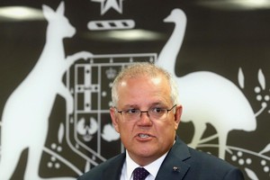 Thủ tướng Australia Scott Morrison. Ảnh: Jono Searl.