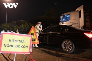 Lực lượng CSGT toàn quốc tăng cường xử lý nồng độ cồn.