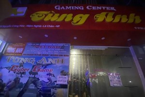 Điểm kinh doanh Game online tại số 256 Nguyễn Công Hòa. (Nguồn: Thanhphohaiphong.gov.vn).