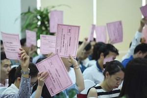 Từ năm 2021, cuộc họp ĐHCĐ được tiến hành khi có số cổ đông dự họp đại diện trên 50% tổng số phiếu biểu quyết.