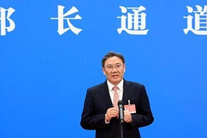 Ông Vương Văn Đào, Bộ trưởng Bộ Thương mại Trung Quốc. Ảnh: Nhật báo Bắc Kinh.