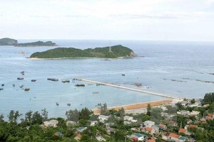 Một góc thị trấn Cô Tô. (Ảnh: Minh Quyết/TTXVN).