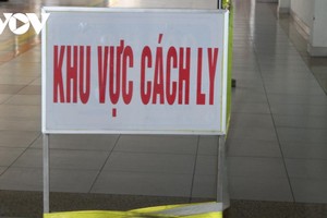 Khu vực cách ly tại Bệnh viện Bệnh Nhiệt đới Trung ương.