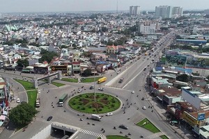 Một góc thành phố Biên Hòa, tỉnh Đồng Nai.
