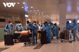 343 công dân Việt Nam về nước cách ly tại Bạc Liêu.