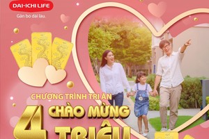 Dai-ichi Life Việt Nam triển khai chương trình tri ân “Chào mừng 4 triệu Khách hàng”
