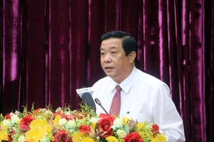 Tân Bí thư Tỉnh ủy Vĩnh Long Bùi Văn Nghiêm.