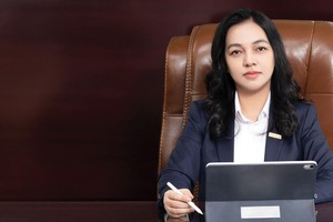 Bà Nguyễn Đức Thạch Diễm, Thành viên HĐQT kiêm Tổng giám đốc Sacombank.