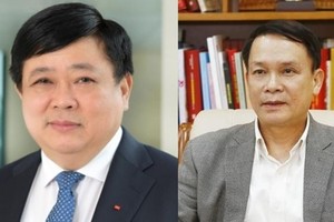 PGS.TS Nguyễn Thế Kỷ (ảnh trái) thôi giữ chức vụ Tổng giám đốc Đài Tiếng nói Việt Nam và ông Nguyễn Đức Lợi (ảnh phải) thôi giữ chức vụ Tổng giám đốc Thông tấn xã Việt Nam từ 1/6/2021.