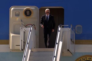 Tổng thống Mỹ Joe Biden đã tới Geneva ngày 15/6. Ảnh: CNN.