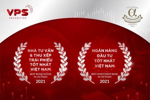 Lần thứ 9 liên tiếp VPS nhận những giải thưởng cao từ tạp chí uy tín hàng đầu Châu Á – Alpha Southeast Asia.