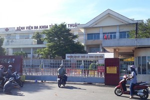 Bệnh viện Đa Khoa tỉnh Bình Thuận sáng ngày 24/6.