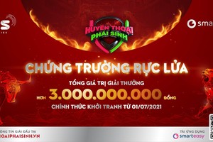 Huyền thoại Phái sinh sẽ chính thức khai chiến từ 01/07/2021 với tổng giá trị giải thưởng hơn 3 tỷ đồng.