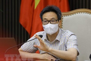 Phó Thủ tướng Vũ Đức Đam phát biểu chỉ đạo cuộc họp. (Ảnh: Nguyễn Điệp/TTXVN).