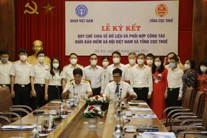 Lễ ký kết Quy chế chia sẻ dữ liệu và phối hợp công tác giữa hai Ngành.