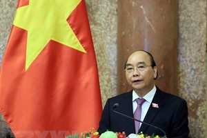 Chủ tịch nước Nguyễn Xuân Phúc. (Ảnh: Thống Nhất/TTXVN).