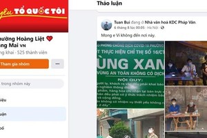 Những hình ảnh người dân phản ánh tại các nhóm Facebook cộng đồng dân cư. (Ảnh chụp màn hình).