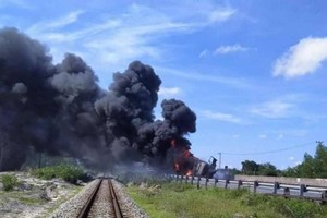 Hiện trường vụ tai nạn. (Nguồn: atgt.vn)/