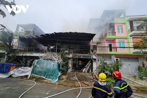 Hiện trường vụ cháy.