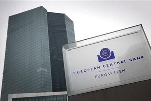 Trụ sở Ngân hàng trung ương châu Âu (ECB) ở Frankfurt (Đức). (Ảnh: AFP/TTXVN).