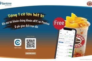 Mở tài khoản chứng khoán eKYC hưởng 0 phí trọn đời, Pinetree mời thêm 1 ly Highlands cỡ lớn