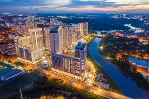 Khu căn hộ The Peak midtown ngày bàn giao cho khách hàng.