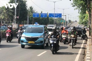 Mật độ di chuyển tại Indonesia gia tăng trở lại.