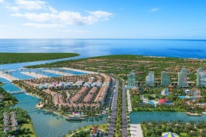 Khu đô thị nghỉ dưỡng Sun Riverside Village vừa ra mắt đã thu hút giới đầu tư. Ảnh phối cảnh minh họa.