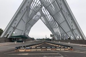 Các chốt kiểm soát dịch Covid-19 tại cửa ngõ ra vào Quảng Ninh đã dừng hoạt động (Ảnh: CTV).