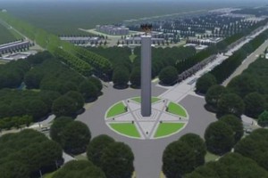 Thiết kế Thủ đô mới "Nusantara" của Indonesia. Ảnh: Liputan 6.