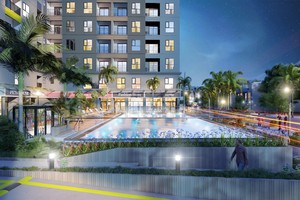 Đáp ứng cuộc sống tiện nghi nên căn hộ đang là xu hướng an cư.