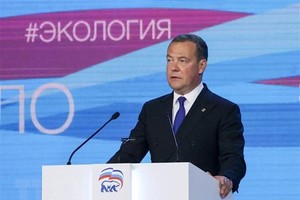 Phó Chủ tịch Hội đồng An ninh Nga Dmitry Medvedev. (Ảnh: AFP/TTXVN).