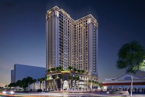 Phối cảnh hiện đại, view nhìn khoáng đạt ra không gian xung quanh của khu căn hộ Viva Plaza (xem thêm chi tiết tại www.viva-plaza.vn).
