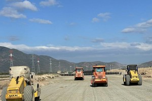 Dự án thành phần cao tốc Bắc - Nam đoạn Vĩnh Hảo - Phan Thiết đang bị báo động về tiến độ.