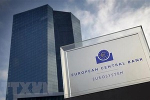 Trụ sở Ngân hàng Trung ương châu Âu (ECB) tại Frankfurt am Main, Đức. (Ảnh: AFP/TTXVN).