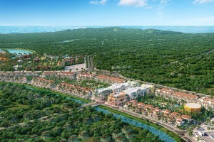 Thị trường bất động sản Thanh Hóa sôi động nhờ sự góp mặt của nhiều dự án đẳng cấp, quy mô. Ảnh phối cảnh minh họa.