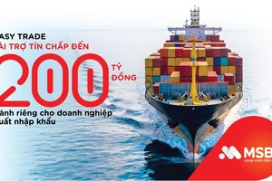 Nắm bắt tốt cơ hội tăng trưởng mạnh của doanh nghiệp xuất nhập khẩu trong năm 2022, Ngân hàng TMCP Hàng hải Việt Nam (MSB) đã ra mắt gói giải pháp Easy Trade với nhiều ưu đãi vượt trội dành cho nhóm đối tượng này.