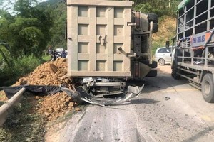 Hiện trường vụ tai nạn. (Nguồn: OFFB)