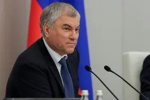 Chủ tịch Duma Quốc gia (Hạ viện) Nga Vyacheslav Volodin (Ảnh: AFP).