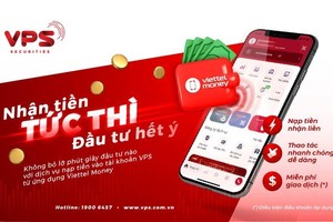 Công ty Cổ phần Chứng khoán VPS(VPS) cùng Viettel ra mắt dịch vụ nạp tiền vào tài khoản chứng khoán từ ứng dụng Viettel Money