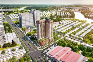 Viva Plaza nằm ngay mặt tiền Nguyễn Lương Bằng, ba mặt xung quanh là những con sông lớn của khu Nam.