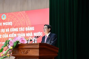 Phó chủ tịch Quốc hội Nguyễn Đức HảiPhó chủ tịch Quốc hội Nguyễn Đức Hải phát biểu tại hội nghị. (Ảnh: Vietnam+).