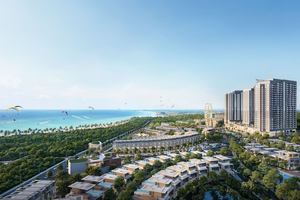 Phối cảnh khu đô thị du lịch giải trí Mũi Né Summerland ngay trung tâm thành phố Phan Thiết.