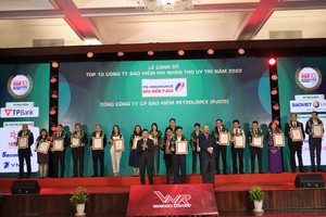 PJICO tiếp tục giữ vị trí nhóm đầu trong Top 10 Công ty bảo hiểm phi nhân thọ uy tín năm 2022