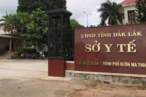 Trụ sở Sở Y tế tỉnh Đắk Lắk. (Nguồn: Suckhoedoisong.vn).